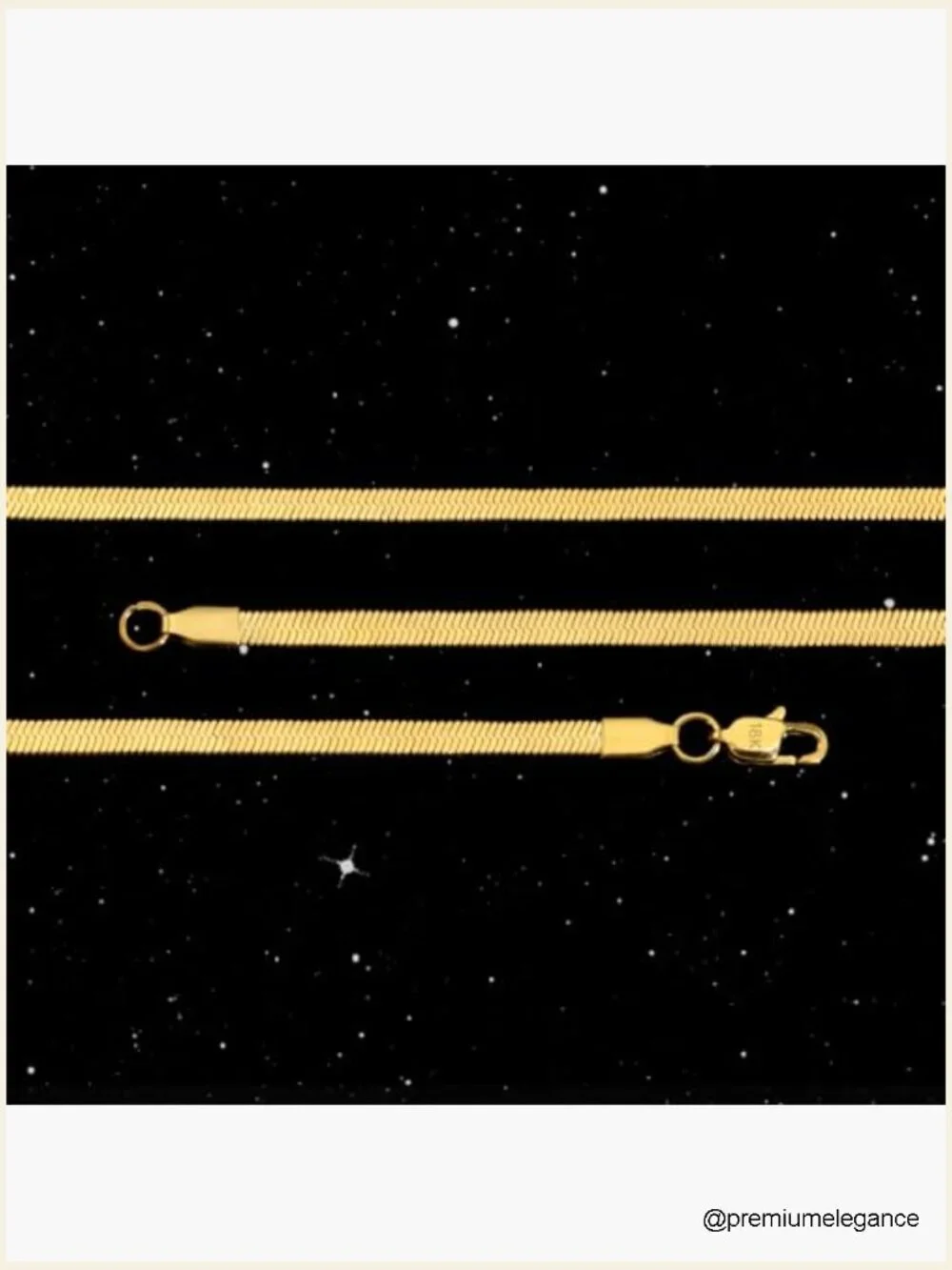 18K Gold Snake Chain Necklace Dainty Jewelry Gift for Women